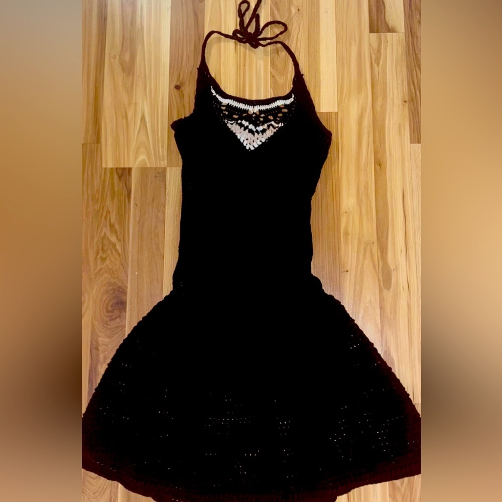 Adorable crocheted or knit sundress